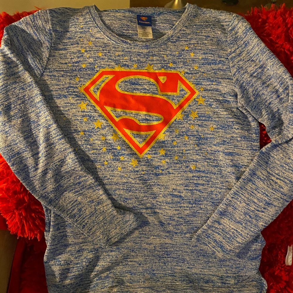 SuperMan long sleeve sweater